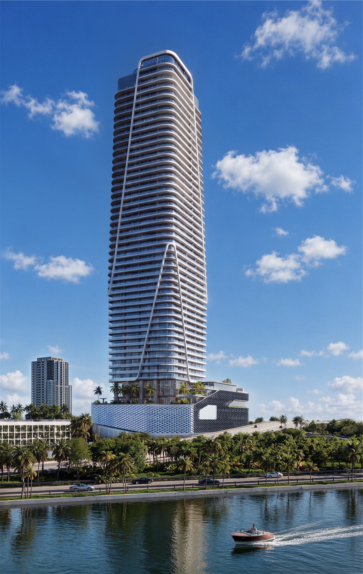Tower exterior, daytime