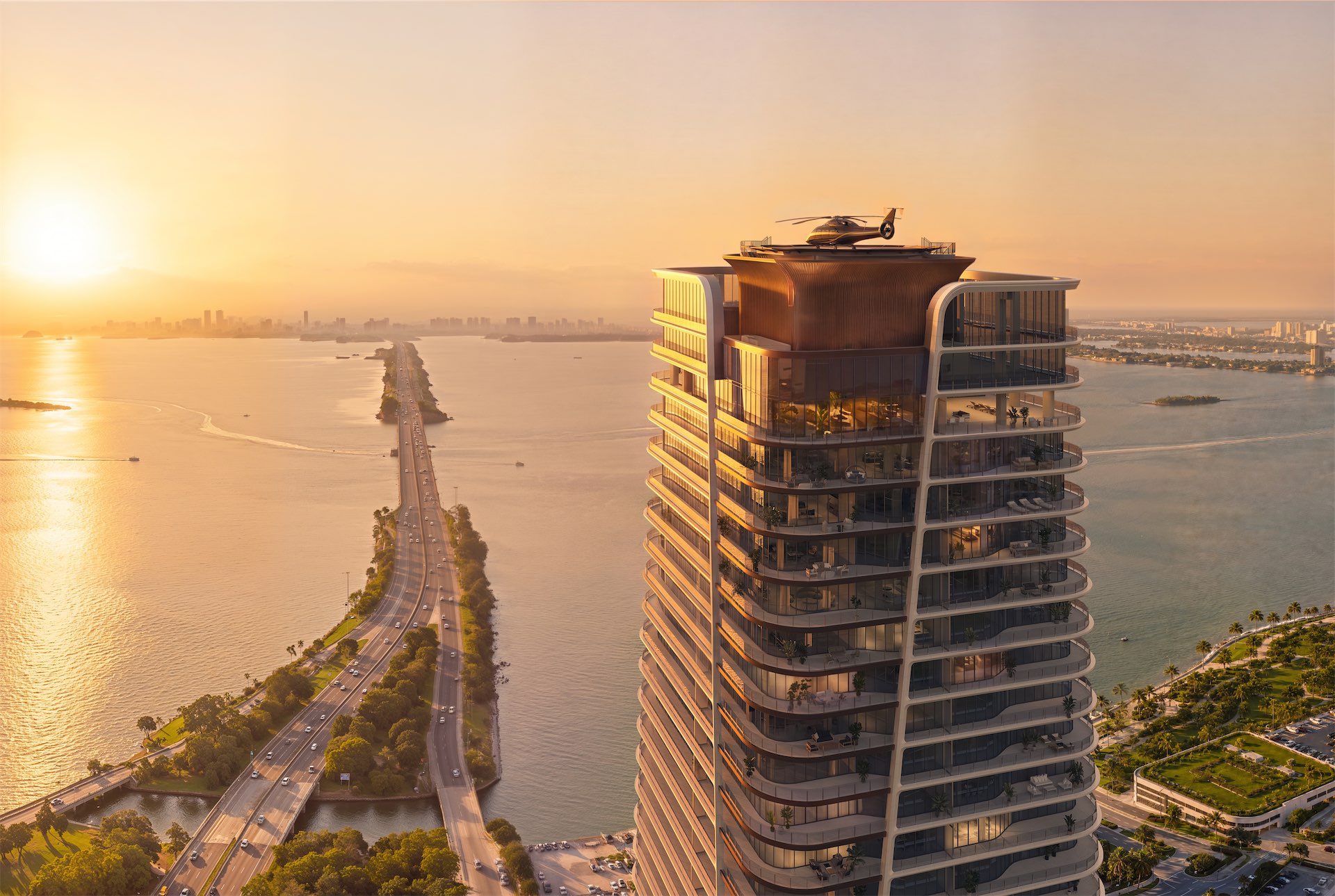 Jewelbox with helipad