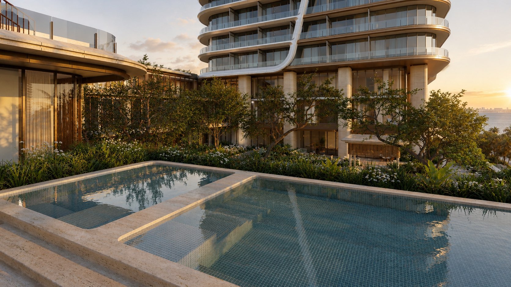 Pool deck