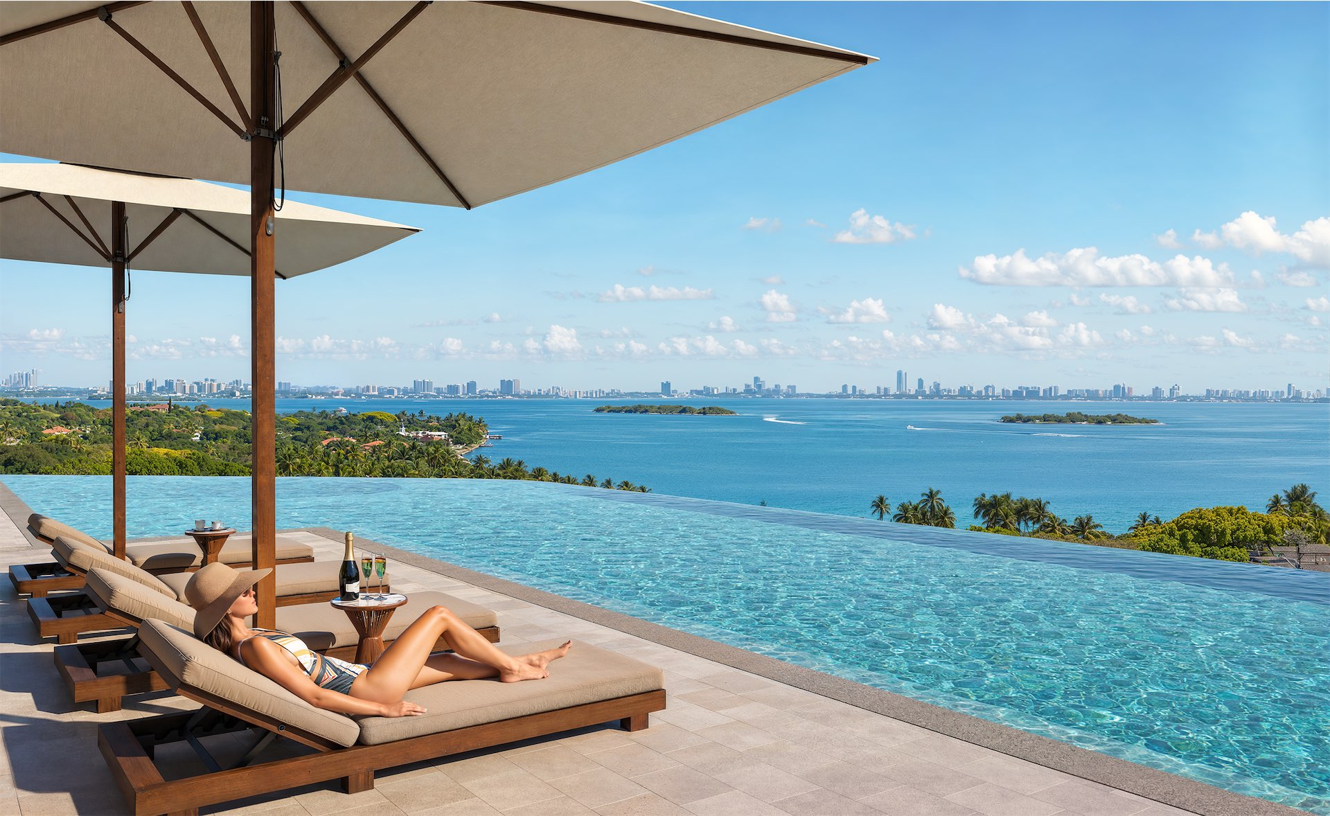 Rooftop pool